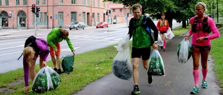 Plogging running éthique