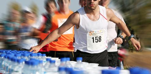 Ravitaillement course à pied