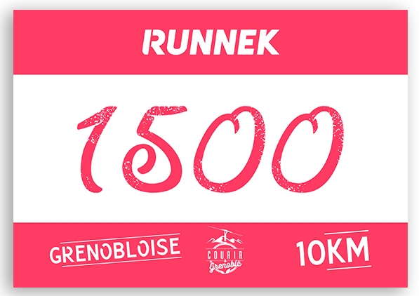 Dossards organisateurs course