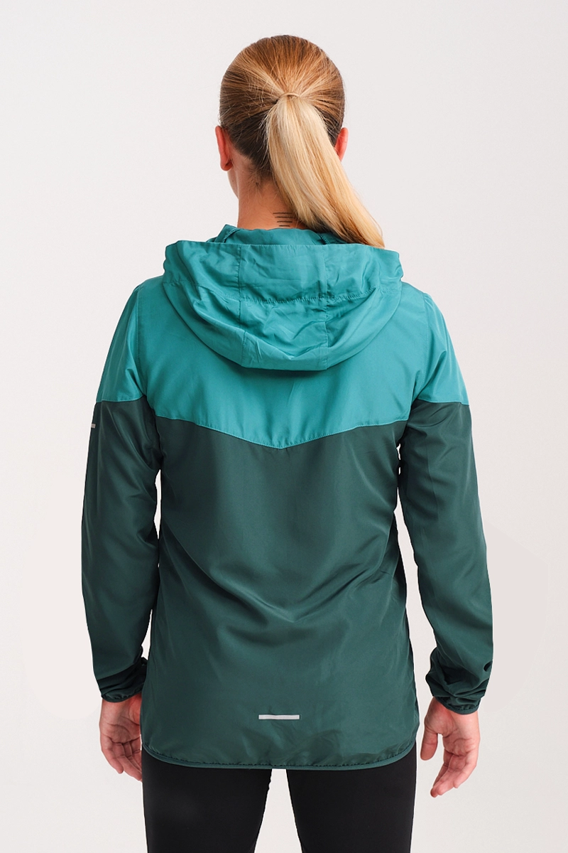 Veste coupe-vent à capuche femme Runnek Logan