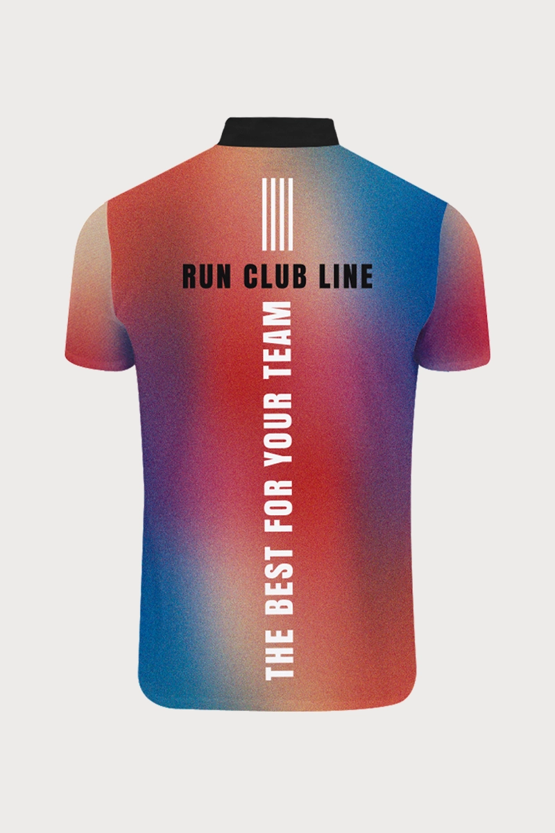 Polo Athlétisme manches courtes zippé Runnek