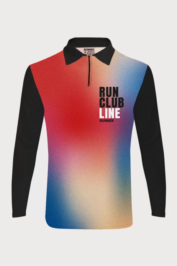 Polo Athlétisme manches longues zippé Runnek