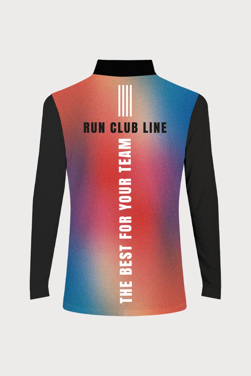 Polo Athlétisme manches longues zippé Runnek Femme