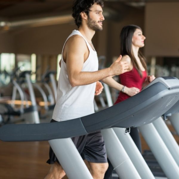 Entrainement sur tapis de course